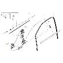 Schéma Lève-vitre électrique Gauche Dué 2, 3 et 6