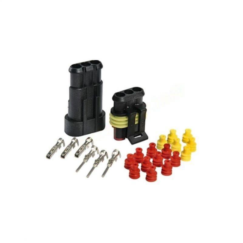Connector 3-polig kit