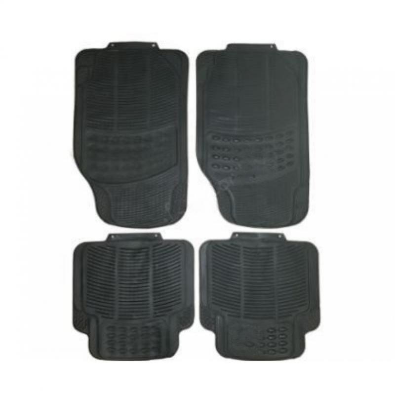 Set rubber vloermatten per 4