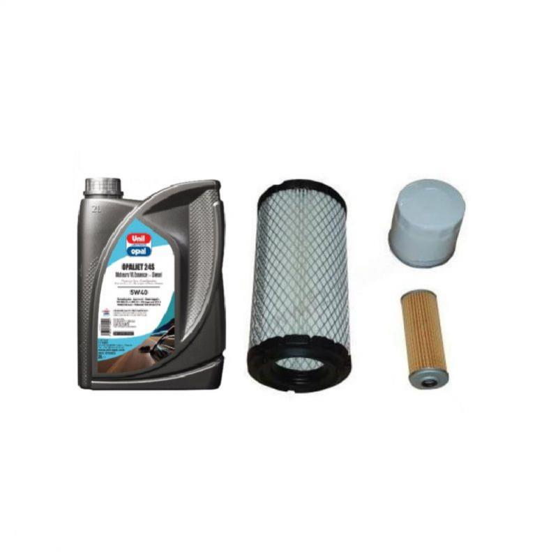 Kit of 3 Yanmar engine filters + 2 litres of oil
