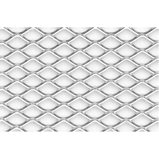 Grille de Pare-chocs alu 125 x 30 cm
