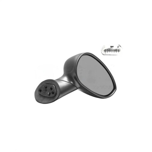 [02102904] Mirror Bellier B8 black right-hand exterior